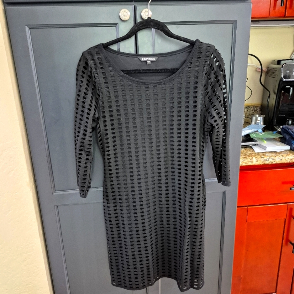 Express Black Mini Dress